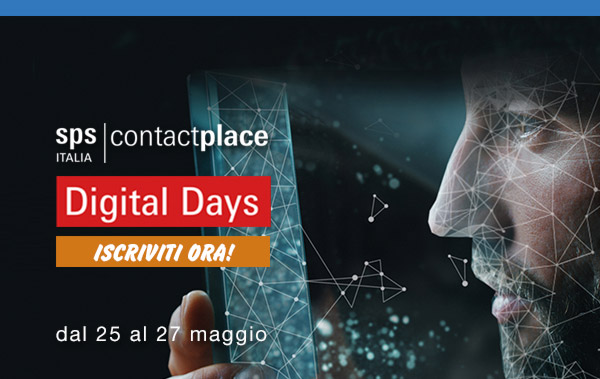 Digital Days di SPS Italia, dal 25 al 27 maggio.