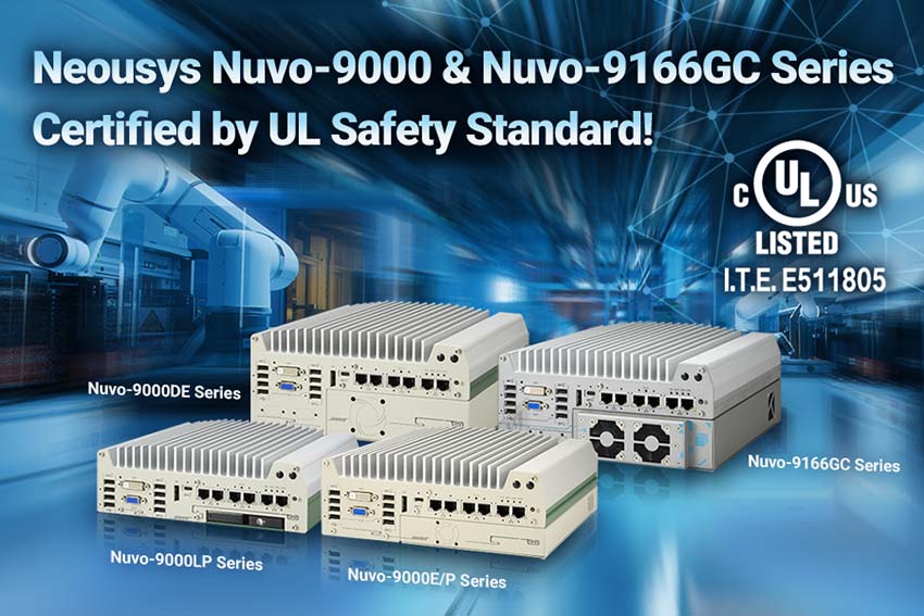 Nuvo-9000 e Nuvo-9166GC di Neousys ottengono la certificazione UL